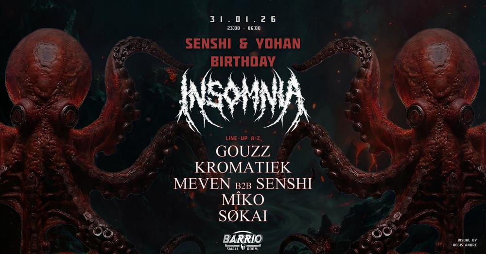 Insomnia host Senshi & Yohan birthday