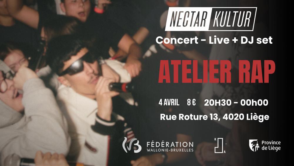 Atelier Rap - Dj Set + Live